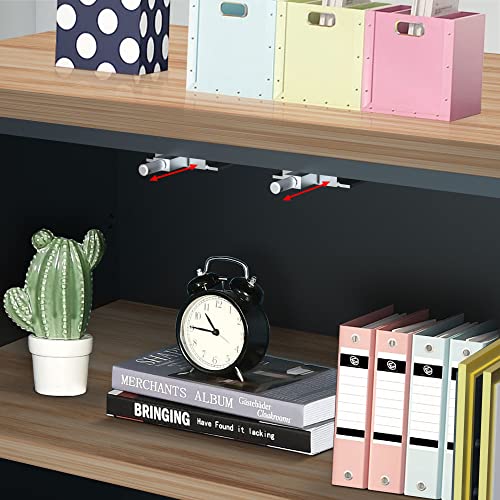 Sideboard Buffet Cabinet, Kitchen Storage Cabinet Console Televison Table With Pop-Up Doors For Living Room Home Furniture (Blue Gold) #TOP4