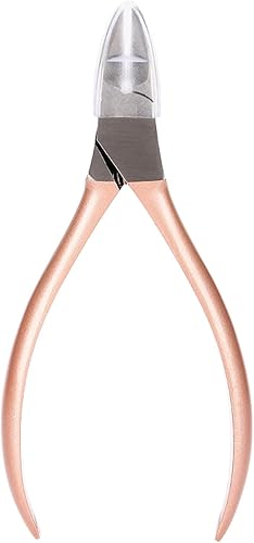 Miniatura 8 de Broca de uñas, cortaúñas rosa de acero inoxidable para uñas de los pies, decoración de uñas doradas, removedor de diamantes de imitación, cortador