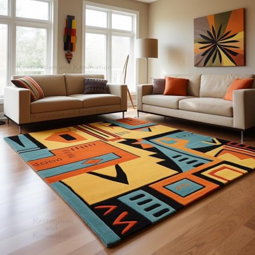 Traditional Tribal Wool Area Rug 8'x10