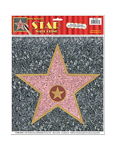 Star Party Peel 'N Place Clings