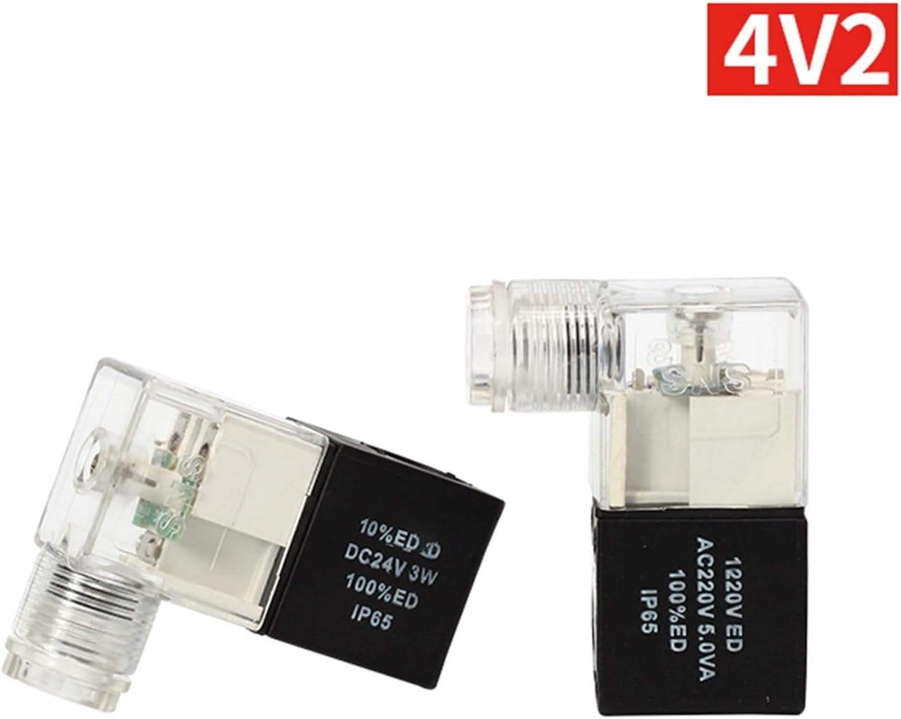 Pneumatic air solenoid valve, black coil DC12V DC24V AC36V AC110V AC220V AC380V(AC380V)
