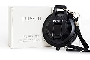 PupWell Stay in Place Heavy Duty Dog Leash with Suction Cup