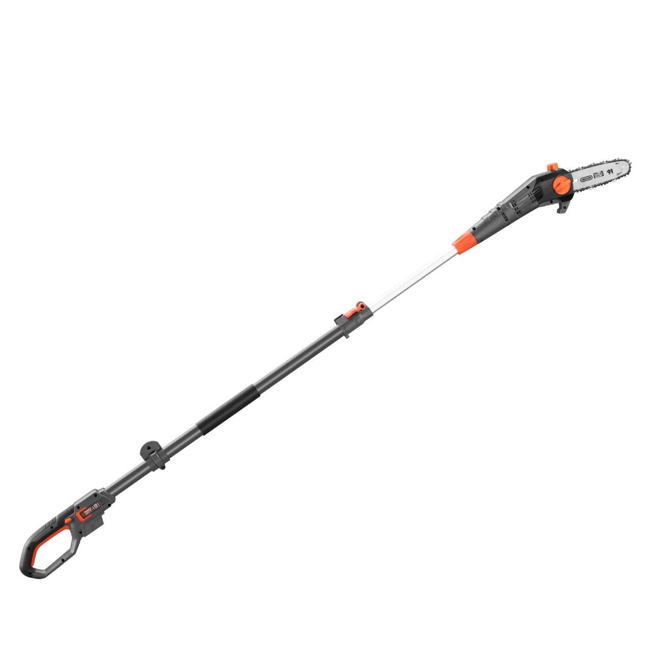 Fuxtec Akku Hochentaster 20V FX-E1HE20 Teleskop Astsäge mit verlängerbarem Teleskopstiel – 70 bis 260 cm – Ohne Akku und Ladegerät