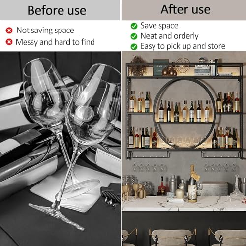 Présentoir pour bouteilles d'alcool LED finition premium - 5