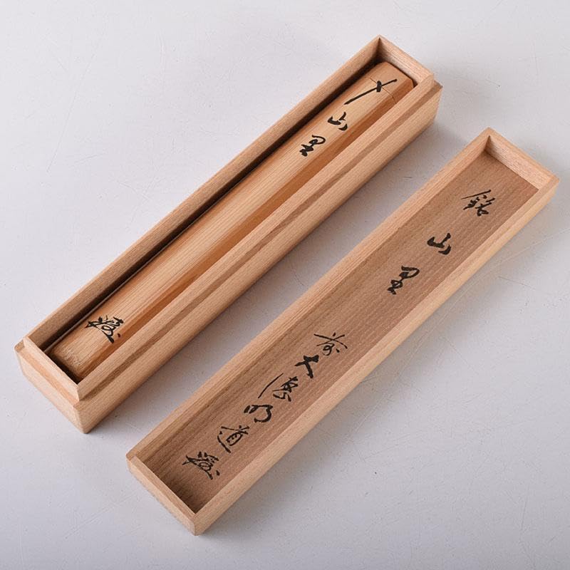 茶道具 宗春下削 茶杓 銘花衣 前大徳 戸上明道書付 共筒共箱