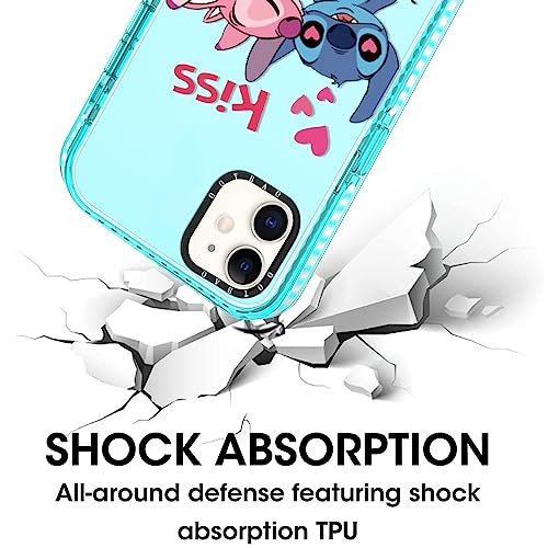 Ootbao Cute Case Compatible With Apple Iphone 11 6,1", Kawaii Stitch Cartoon Animal Funny Character Soft Cases Cover, Fun Cool Skin Protective Funda For Kids Teens Girls Boys #TOP2