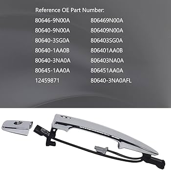 Amazon.co.jp: QFISH 外装ドアハンドル 09-14 日産 マキシマ 09-14