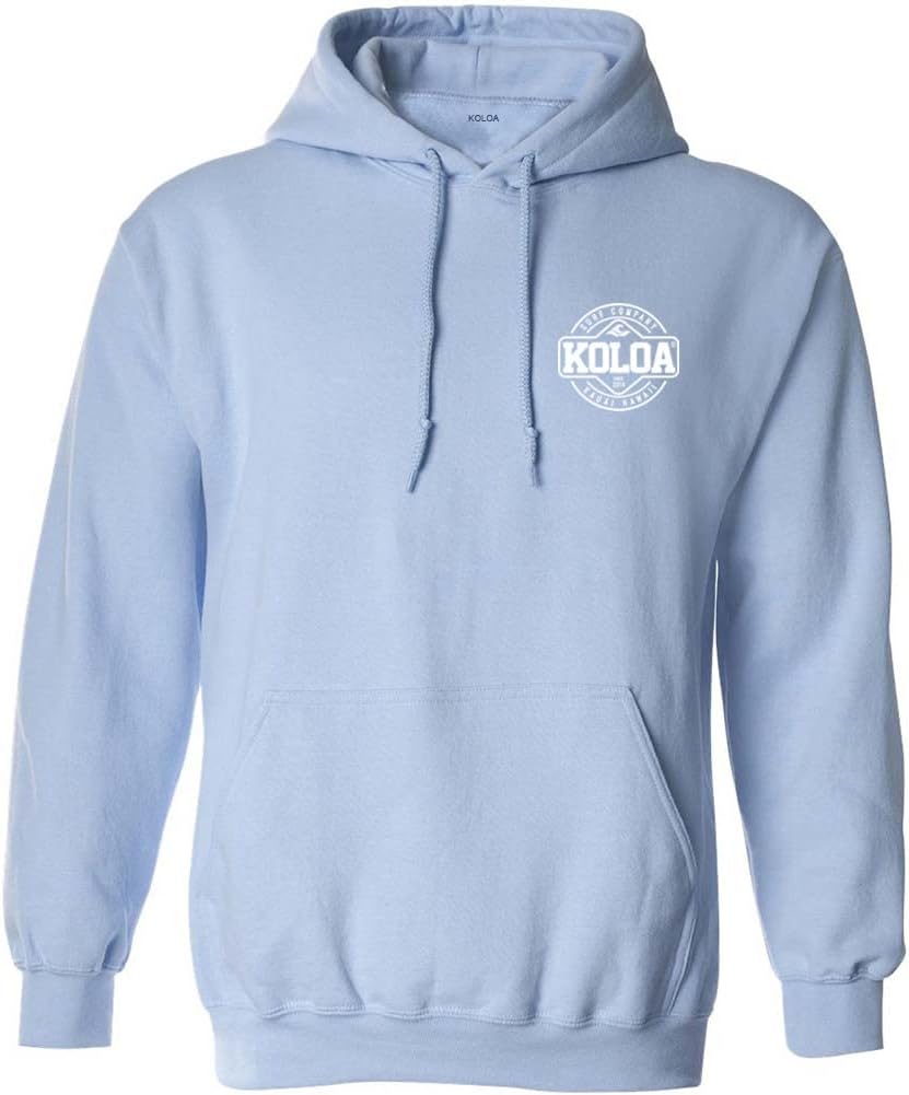 Joe's USA Koloa Dawn Patrol Hoodies - Hooded Sweatshirts Sizes S-5XL Small Light Blue/W