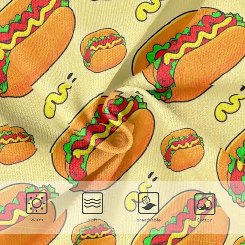 Joisal Girls Underwear Toddler 2t Cotton Girl Panties Cute Print Undies Kids Briefs Cartoon Hot Dogs3