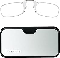 Vista 1 de ThinOptics Universal Pod - Lentes de lectura rectangulares con funda para teléfono