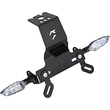YZF R1 Fender Eliminator Kit Compatible with 2004-2015 YZF-R1 Tail Tidy License Plate Holder Bracket with Rear Turn Signals & License Plate Light Clear