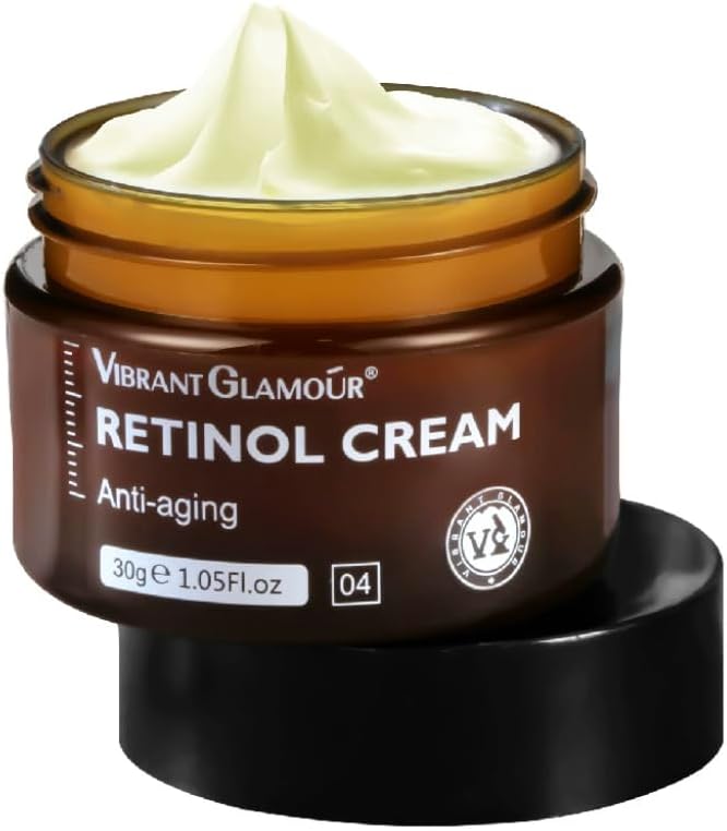 Vibrant Glamour Retinol Cream, Anti-aging Collagen Activating Face Cream, 30g