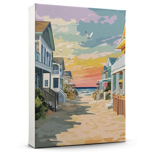 Bethany Beachs Poster Print, Delaware Poster Wall Art, Bethany Beachs Decor Travel Poster, Delaware Travel Gift, Housewarming Gift - 99AZ127