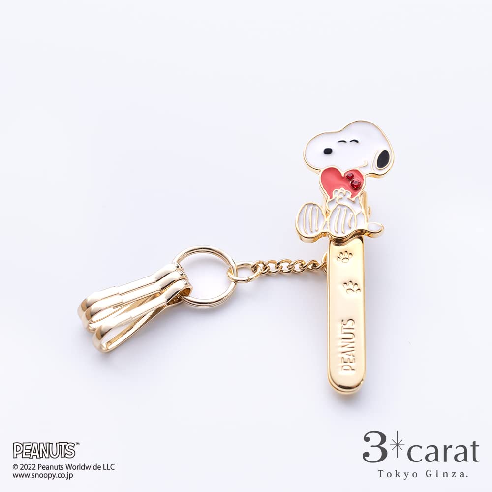Amazon.co.jp: [スリーカラット] PEANUTS バッグキークリップ
