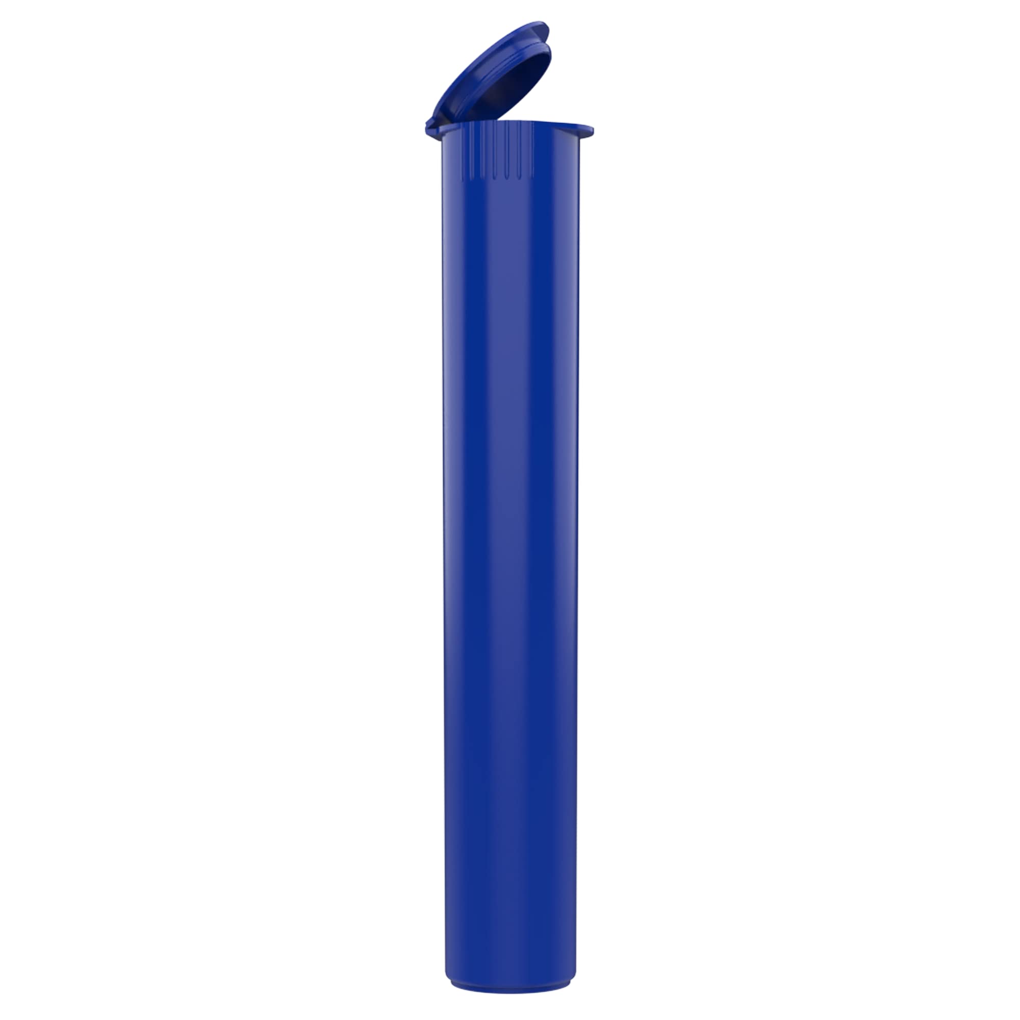 116mm CR Plastic Packaging Pop Top Tubes - Child Resistant Travel Holder Vial Containers - 500 Qty (Blue)