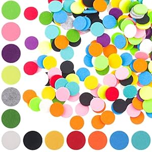 ZDNT 260 Stks Essentiële Olie Diffuser Vervanging Refill Pads 30mm Aromatherapie Diffuser Olie voor Diffuser Geur Diffuser 20 Kleuren Accessoires Refill Pads