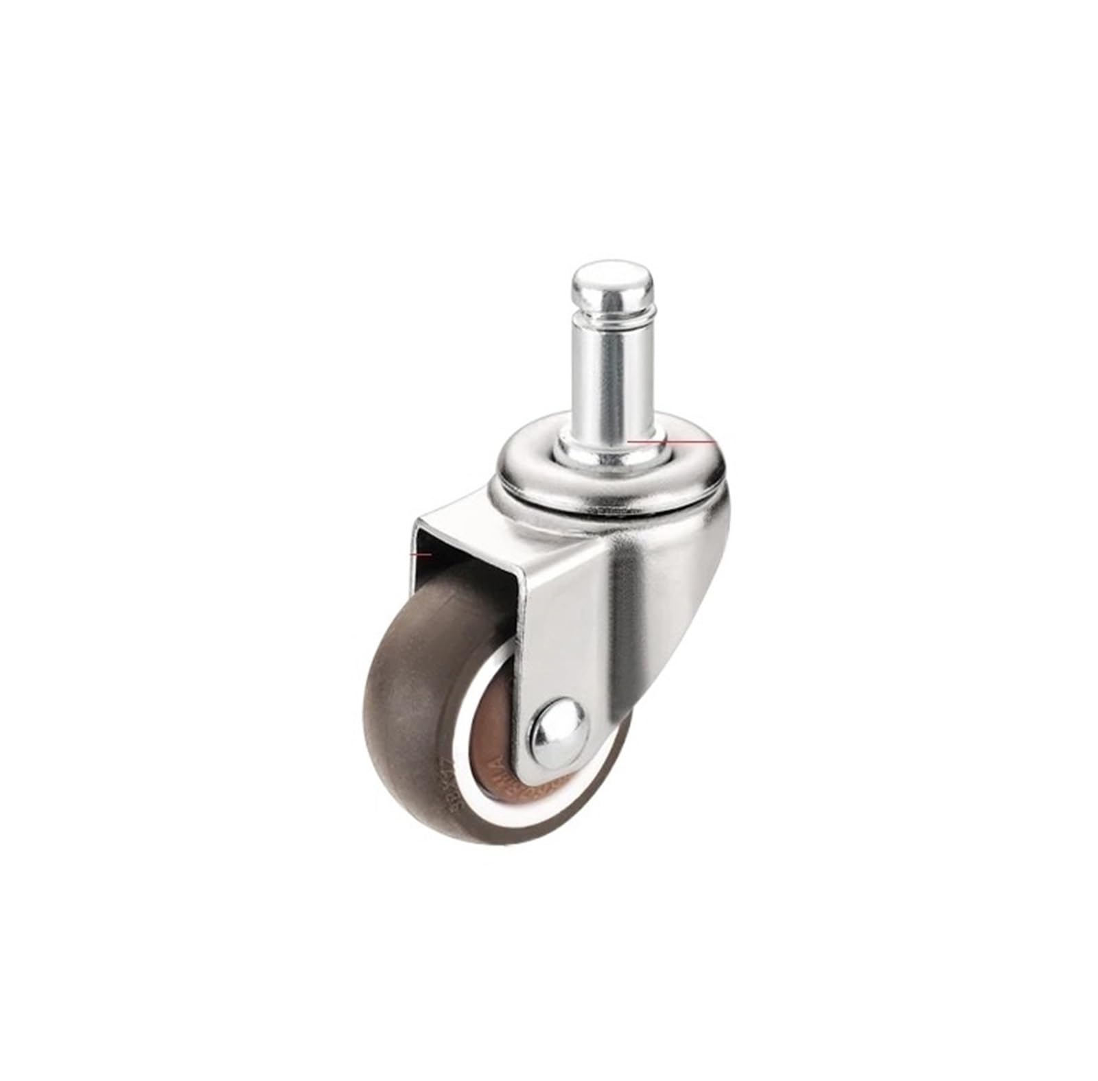 MXXDMOPD Silent Office Chair Computer Swivel Pulley Wheel Hub Rubber Caster(1.5-Inch-Circlip sty)