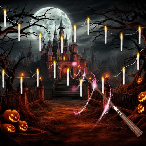 Image of 21 FT String Lights Flameless Candles