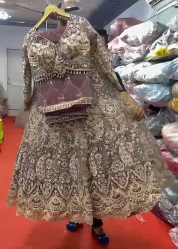 Image of Lehenga choli For Womens and Girls Soft Butterfly Net Lehenga Choli with Coding Sequins Work Dupatta | Semi Stitched Designer Ethnic Set