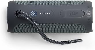 JBL Flip Essential 2 Portable Bluetooth Speaker with Rechargeable Battery, IPX7 Waterproof, 10-Hour Battery Life, Black