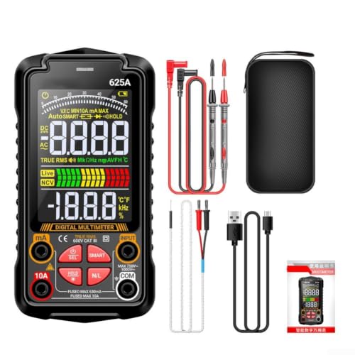 Image of Rechargeable Digital Multimeter 625A Color Screen