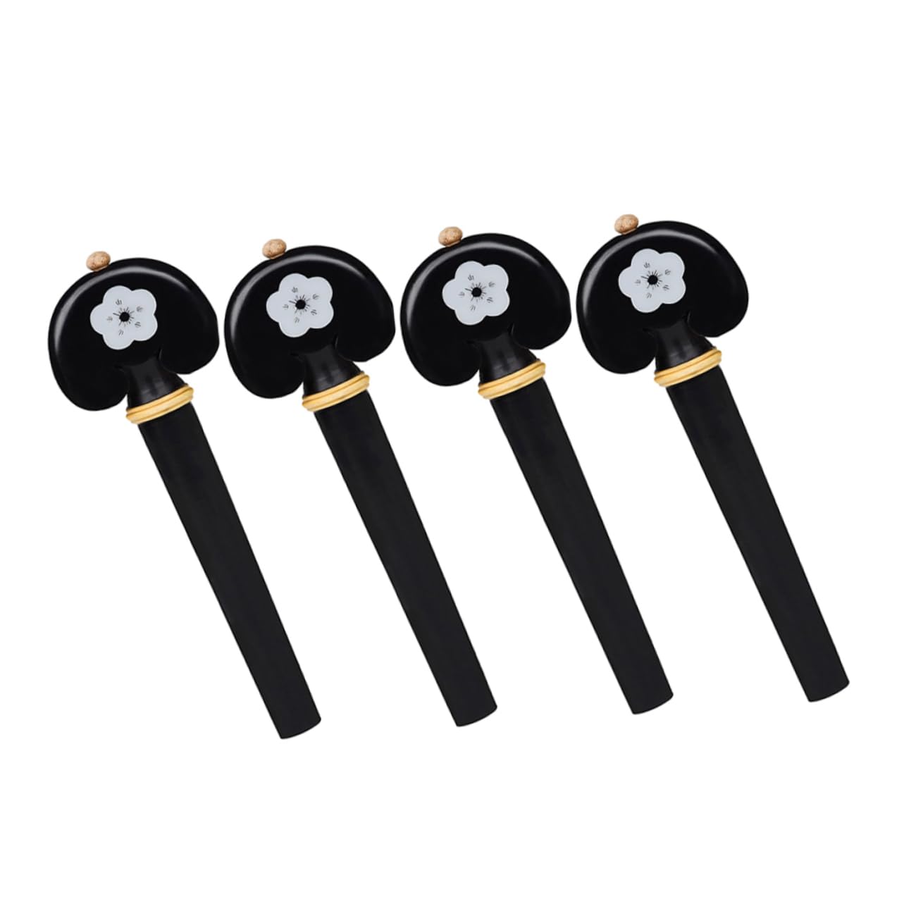 Toddmomy Wooden Cello Tuning Pegs Wood Tuning Pegs for Cello String Instrument Part Accessories