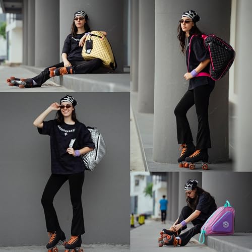 Image of HEXIFUL Skate Bag for Ice, Inline, Roller & Quad Skates - Kids & Adults