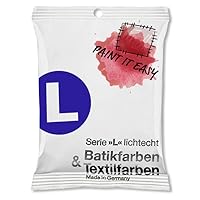 NEU Textilfarbe/Batikfarben/Stoff-Färbefarben, Serie L, 500g, Dunkelgrau