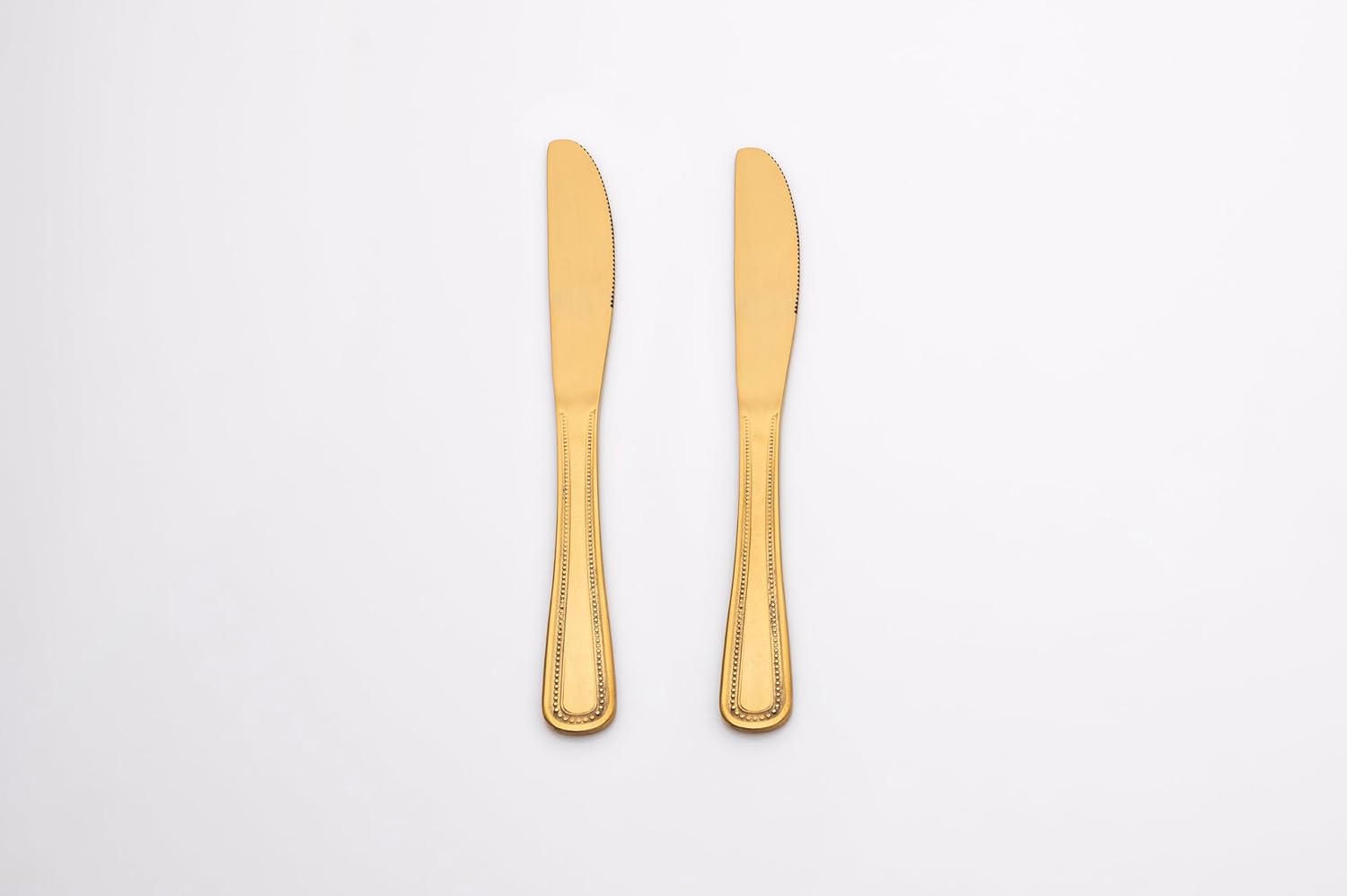 Buy Tableworx Reverie Bead Gold Butter Knife Set of 2 Bread and