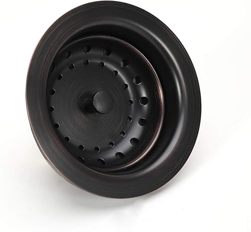 Miniatura 4 de KONE Desagüe para fregadero de cocina de 3-12 pulgadas con cesta de coladortapón, todo acero inoxidable duradero y resistente al óxido, bronce