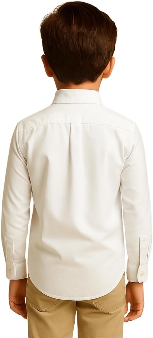 Camisa Social Infantil Manga Longa