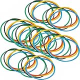 Fun Express - Int'l Games Color Vinyl Jelly Bracelets - Jewelry - Bracelets - Novelty Bracelets - 144 Pieces