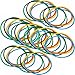 Vinyl Olympic Games Olympian Colors Jelly Bracelets - 144 pcs