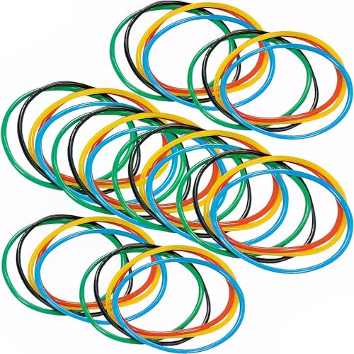 Fun Express Vinyl Jelly Bracelets, Bright Assorted Colors, Bulk Set of 144