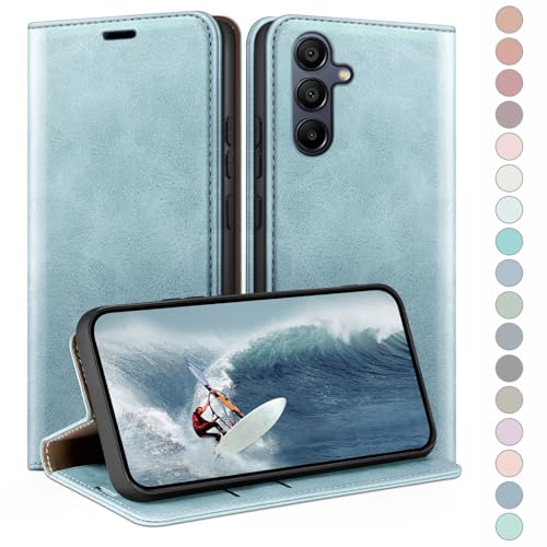 Coque Samsung A15 Portefeuille Anti RFID Bloquante Contre le Piratage