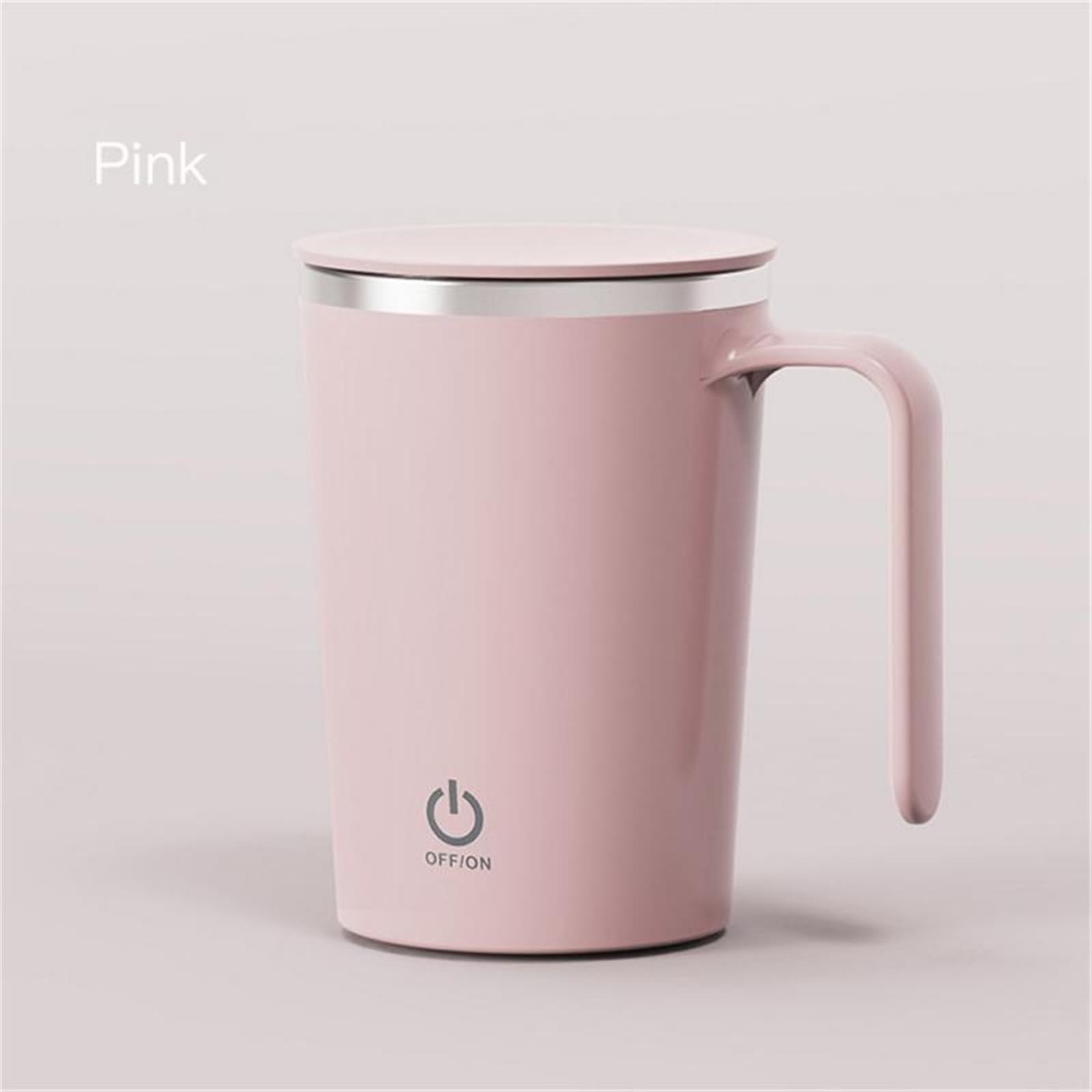 Tasses Tasse d'agitation automatique, tasse à café scellée, Rechargeable, tasse d'agitation, tasse rotative Tasse à café(Pink)