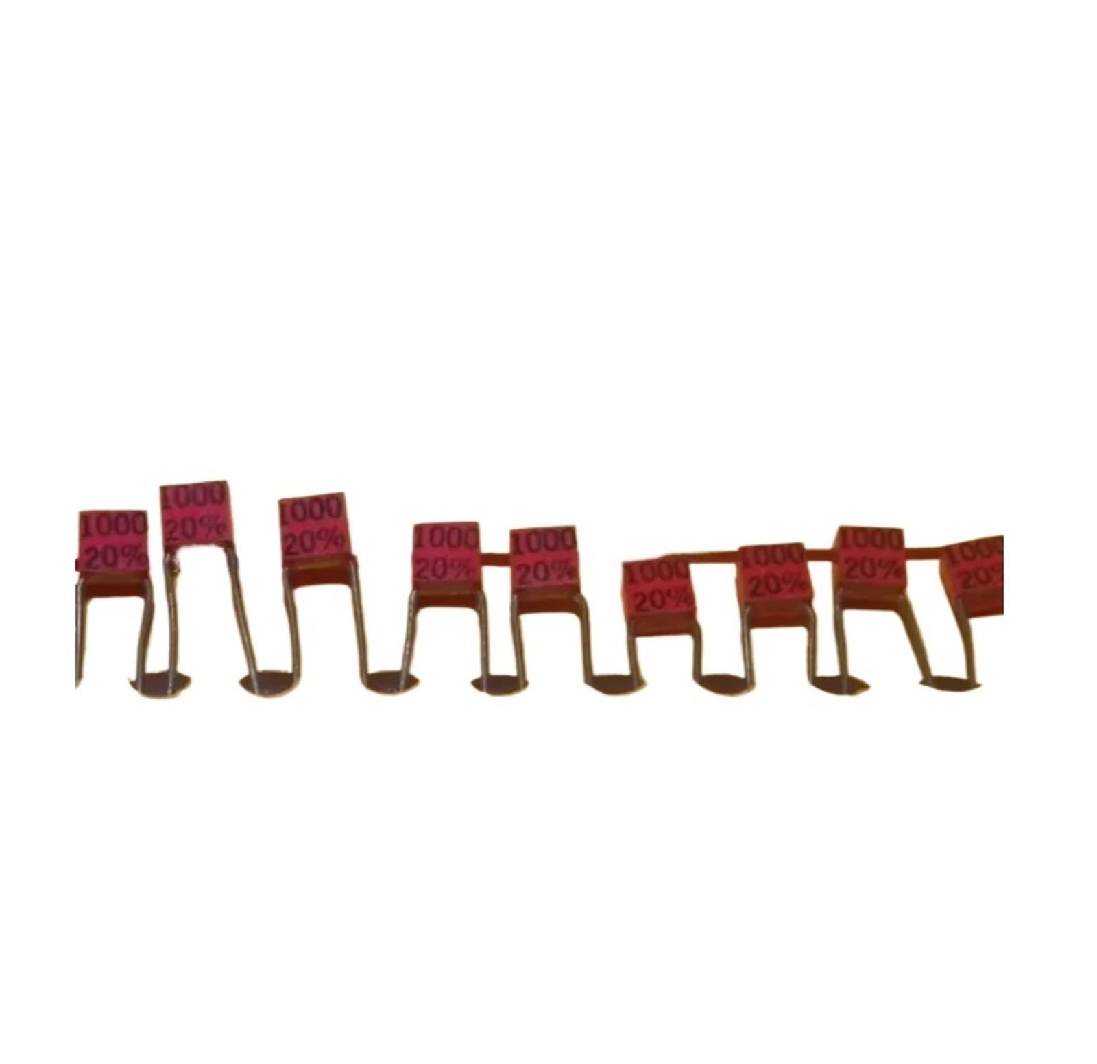 Condensateur CK05CW102M 50v 1000pf 102m pour circuit électronique - Lot de 4 pièces