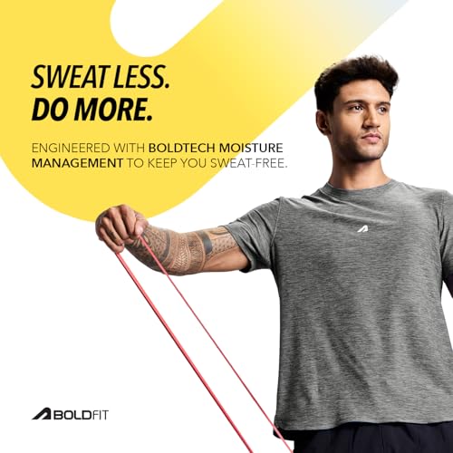 Image of Boldfit Tshirt for Man Regular fit Gym t Shirts for Men Workout Active wear t Shirt for Man Running Mens t-Shirts Running Tshirt for Men Workout Gym wear Mens