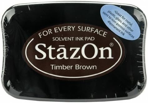 StazOn Solvent Inkpad-Timber Brown