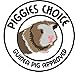 Piggies Choice The Space House All Natural Sturdy Pine Wood Corner Hideout Hidey Guinea Pig Hut (Teal)