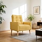 [Installation Facile] - Il suffit d'insérer le dossier dans le coussin et de visser les pieds en bois massif en bas pour terminer l'installation. Une personne peut facilement terminer l'installation en une demi-heure.