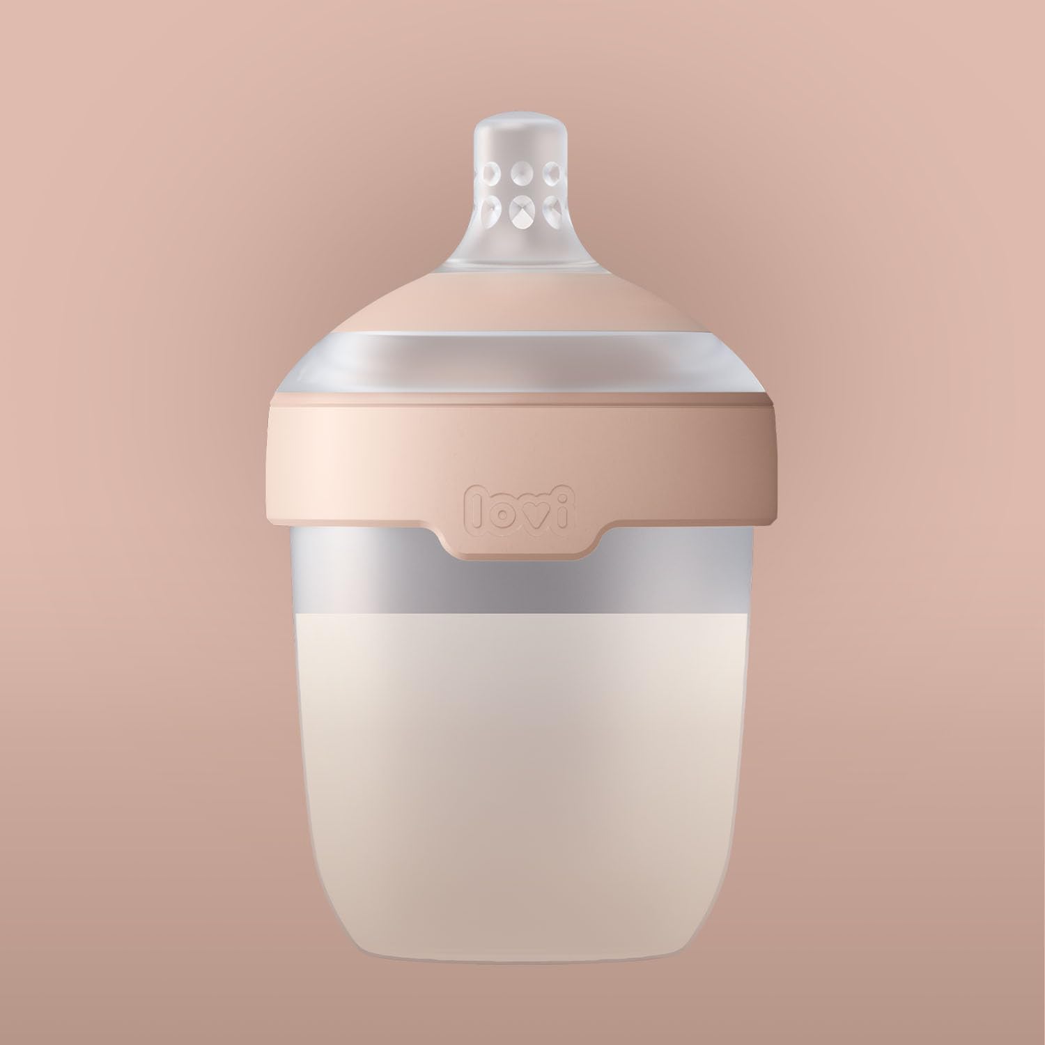 LOVI Mammafeel Biberon pour bébé, avec tétine, adapté à l'allaitement, anti-colique, sans BPA, 2 x 250 ml