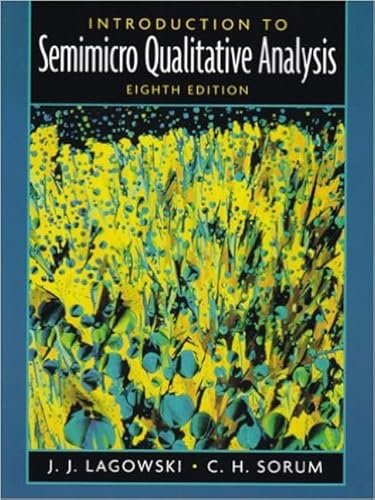 Introduction to Semimicro Qualitative Analysis