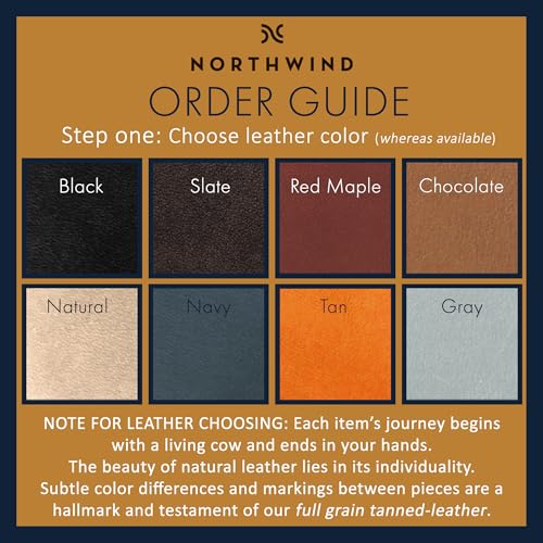 Northwind Supply Leather Cast Iron Skillet Handle Cover | 100% Full Grain Domestic Leather | Pot Holder Cover | Pot Holder Leather Potholder thumb #7