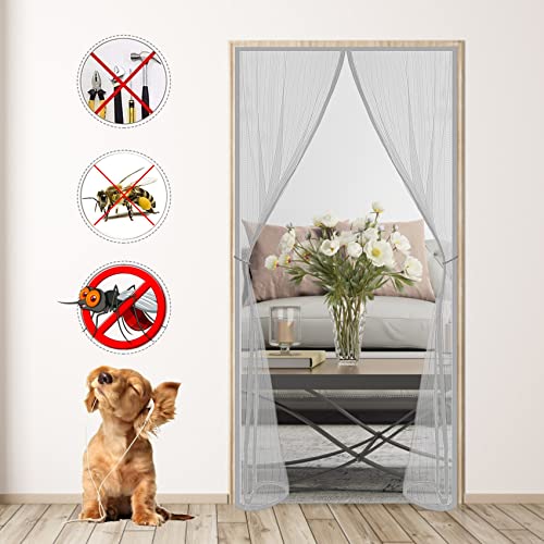 Zanzariera Magnetica per, 150x250cm Rete SuperFine...