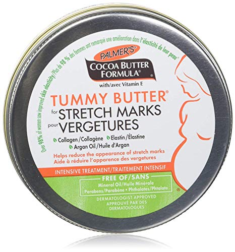 Palmers Cocoa Butter Formula Tummy Butter Jar Plastic Skin Moisturiser, 125 g