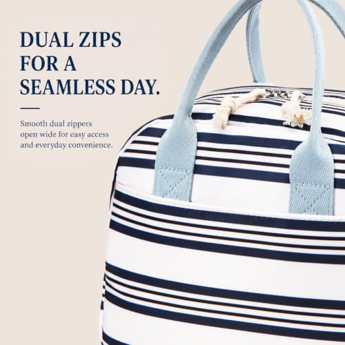 Image of LOVELYWIND Lunch Box for Women Cute Lunch Bags for Women Lunch Tote Bags Reusable Insulated Lunch Box Large Capacity Reusable Insulated Cooler for Work or Travel Gifts or Beach