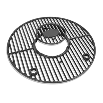 19.5" Round Grill Grate for Akorn Kamado Ceramic Grill Char Griller Akorn 16620 E56720 16820 Parts, Cast Iron Grate for Char-Griller E16620 Pit Boss K24 Louisiana Grills K24 Replacement, Firepit Grate