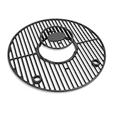 19.5' Round Grill Grate for Akorn Kamado Ceramic Grill Char Griller Akorn 16620 E56720 16820 Parts, Cast Iron Grate for Char-Griller E16620 Pit Boss K24 Louisiana Grills K24 Replacement, Firepit Grate