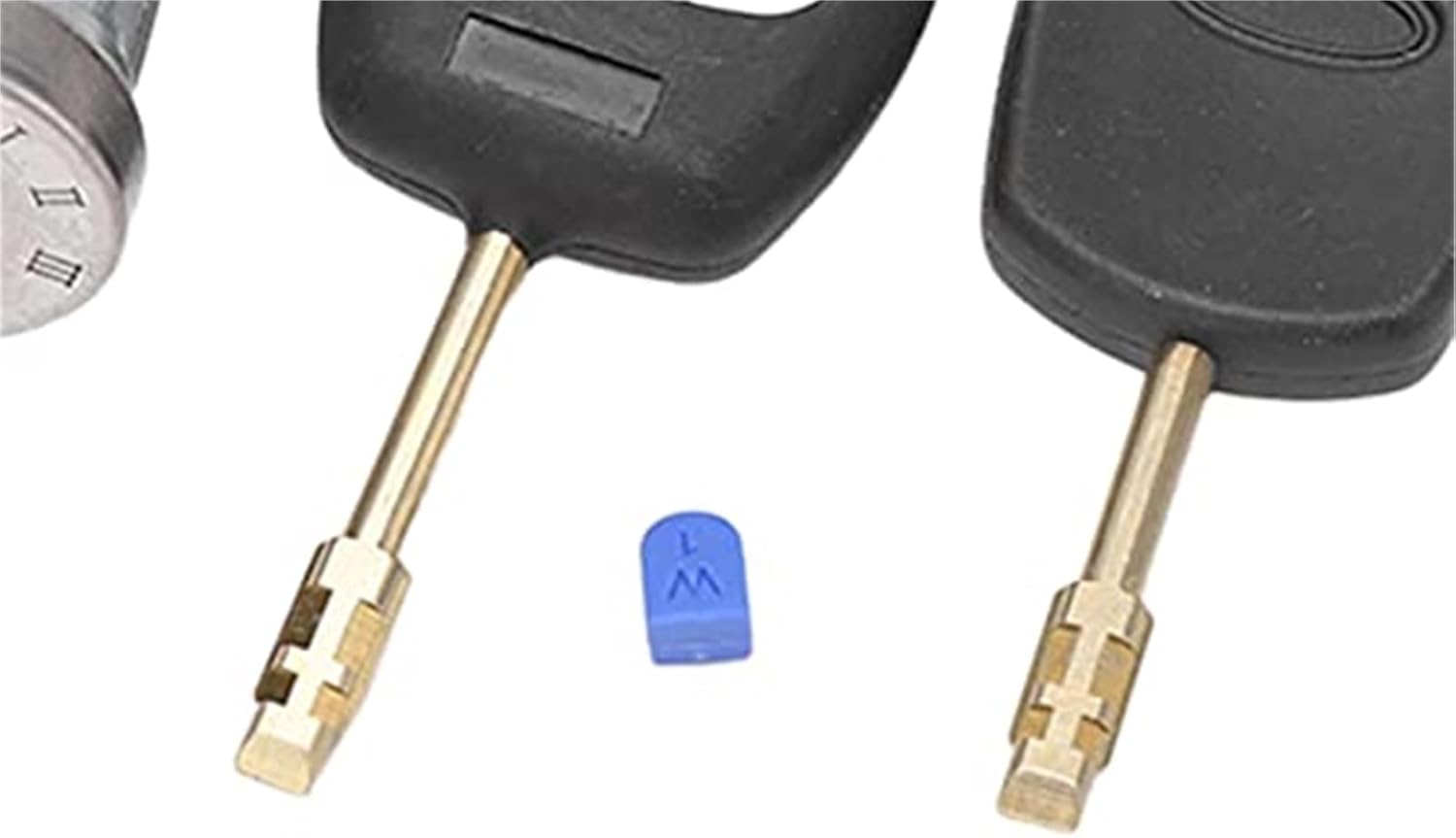 Car Door Lock Key Cylinder Set, Ignition Starter Switch Door Lock Cyclinder Set 2S61 A22050 Bm Replacement, for Ffiesta Mk5 Fusion